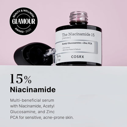 [Cosrx] The Niacinamide 15 Serum 20ml - Lahab Beauty | لهب بيوتي