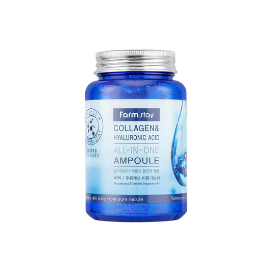 Farm Stay Collagen & Hyaluronic Acid All-in-One Ampoule Cream - 250ml - Lahab Beauty | لهب بيوتي