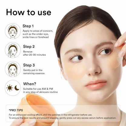 ABIB Glutathione Kojic Acid Eye Patch Vita Jelly (90g / 60 Patches) - Lahab Beauty | لهب بيوتي