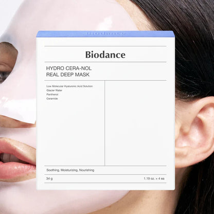 [BIODANCE] Blue Cera-Nol Overnight Moisturizing Mask | 4ea/ 8ea/ 12ea/ 16ea - Lahab Beauty | لهب بيوتي