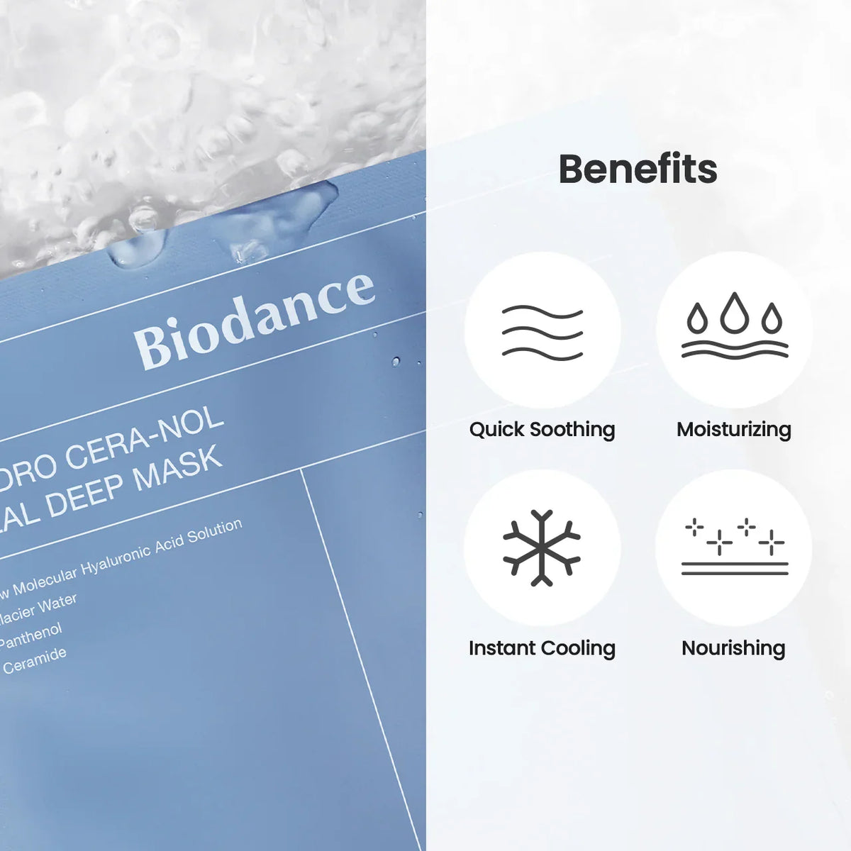 [BIODANCE] Blue Cera-Nol Overnight Moisturizing Mask | 4ea/ 8ea/ 12ea/ 16ea - Lahab Beauty | لهب بيوتي