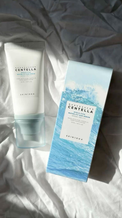 [SKIN1004] Madagascar Centella Hyalu-Cica Water-Fit Sun Serum 50ml Twin Pack (2ea) - Lahab Beauty | لهب بيوتي