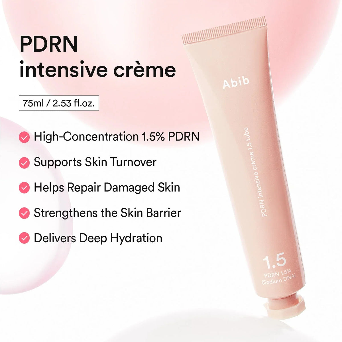 ABIB PDRN Intensive Cream 1.5 Tube (75ml) - Lahab Beauty | لهب بيوتي