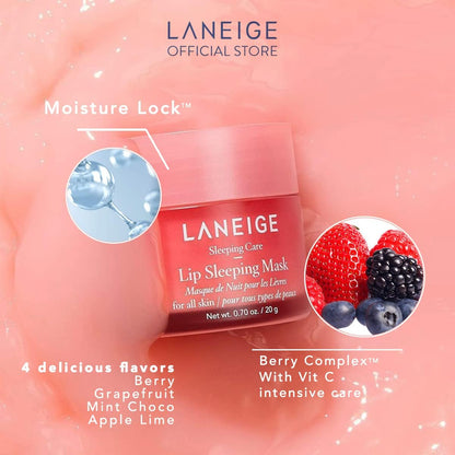 [Laneige] Lip Sleeping Mask EX – Berry (20g) - Lahab Beauty | لهب بيوتي