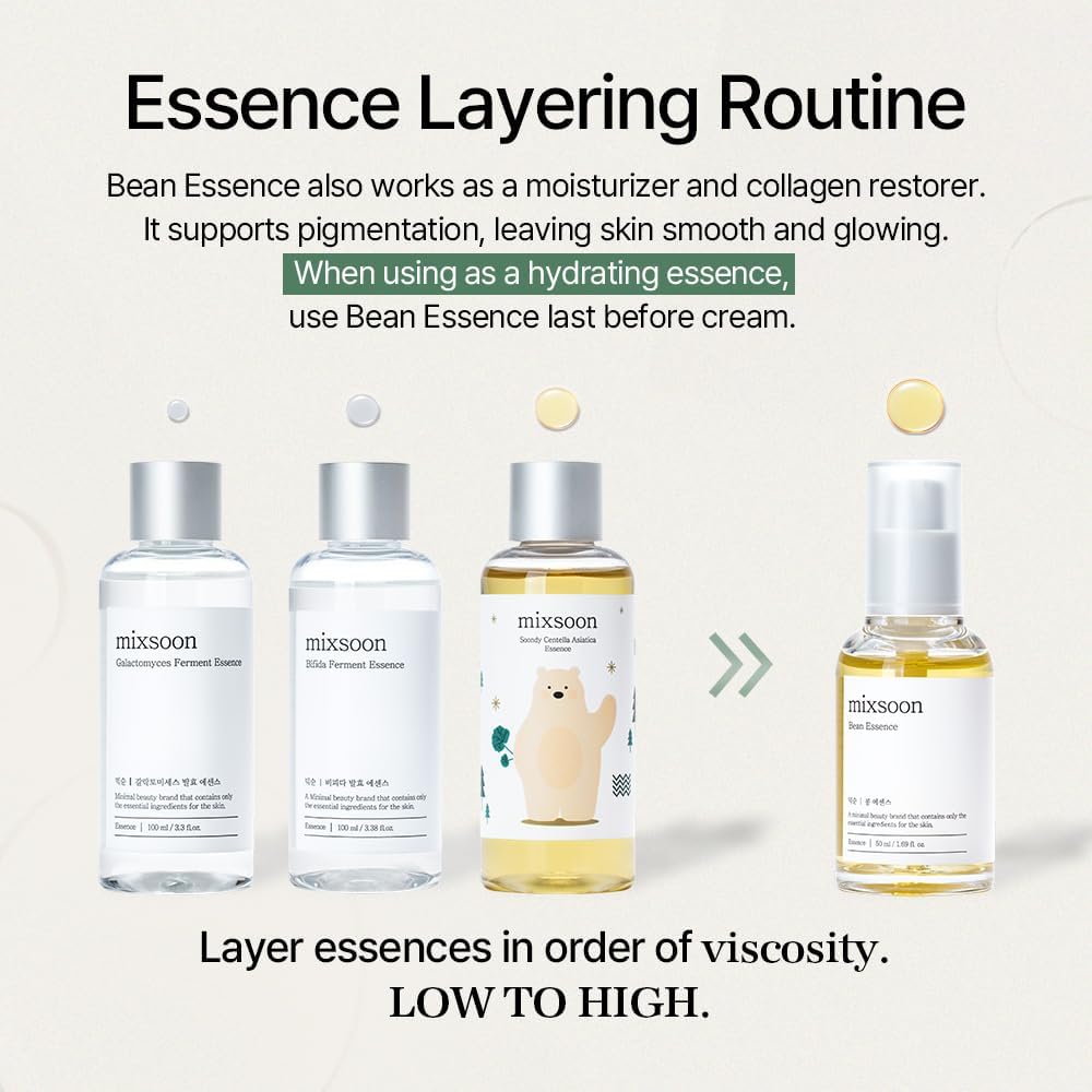 [MIXSOON] Bean Essence 50ml - Lahab Beauty | لهب بيوتي