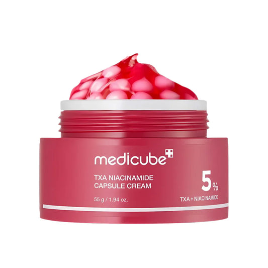 Medicube TXA + Niacinamide Capsule Cream | Brightening Moisturizer for Uneven Skin Tone - Lahab Beauty | لهب بيوتي