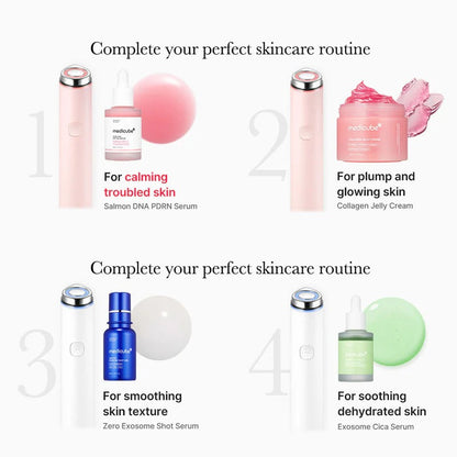 [MEDICUBE] PDRN Booster Pro Mini White Set - Lahab Beauty | لهب بيوتي