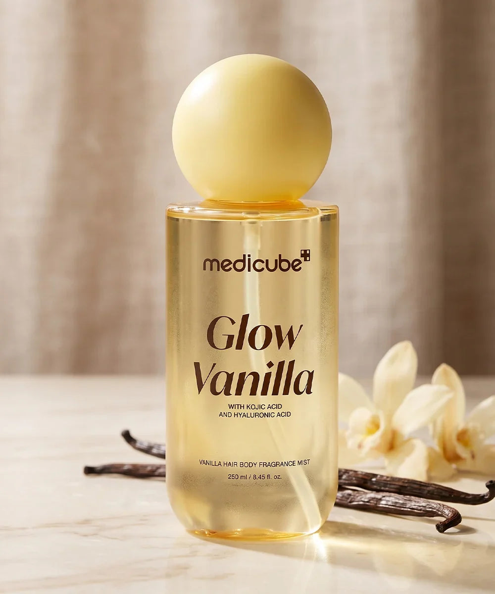 Medicube Glow Vanilla Hair & Body Fragrance Mist (250ml) - Lahab Beauty | لهب بيوتي
