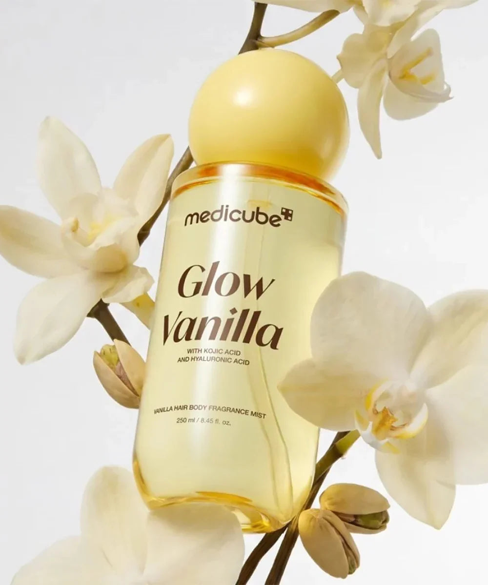 Medicube Glow Vanilla Hair & Body Fragrance Mist (250ml) - Lahab Beauty | لهب بيوتي