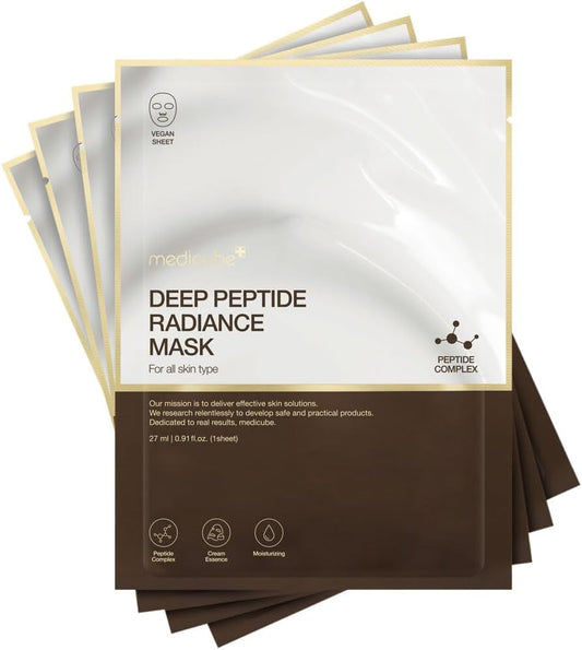 [Medicube] DEEP PEPTIDE RADIANCE MASK - (1EA/4EA) - Lahab Beauty | لهب بيوتي