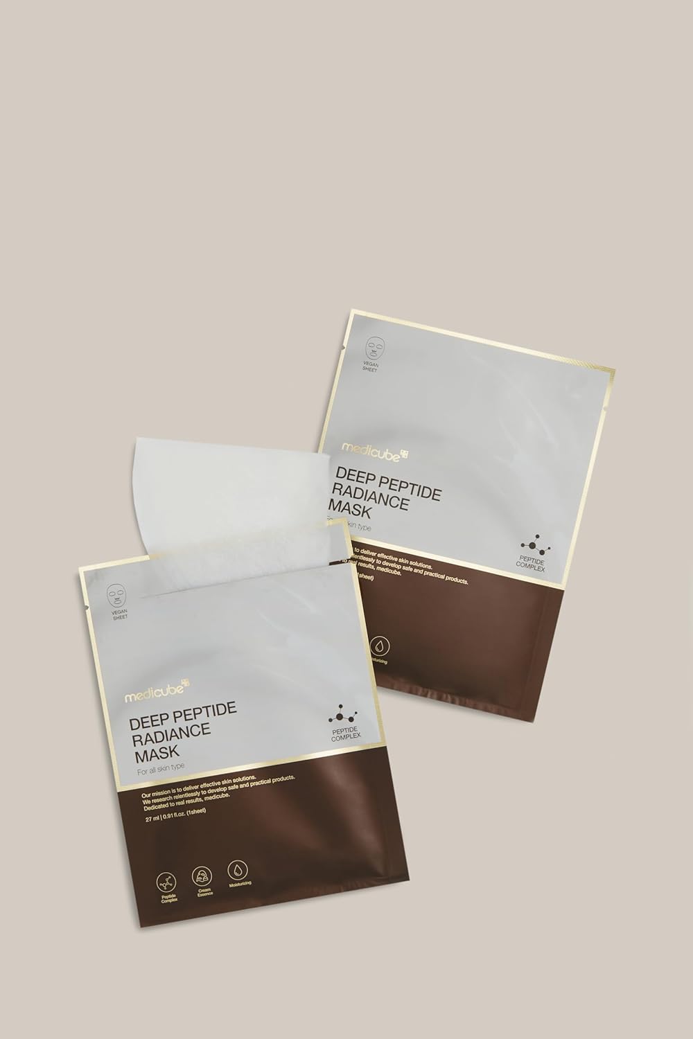 [Medicube] DEEP PEPTIDE RADIANCE MASK - (1EA/4EA) - Lahab Beauty | لهب بيوتي