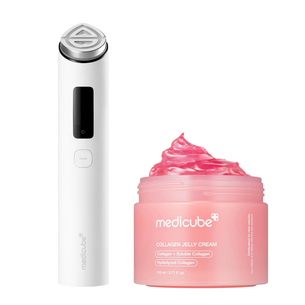 MEDICUBE AGE-R Booster Pro X2 Jelly Cream Set White - Lahab Beauty | لهب بيوتي