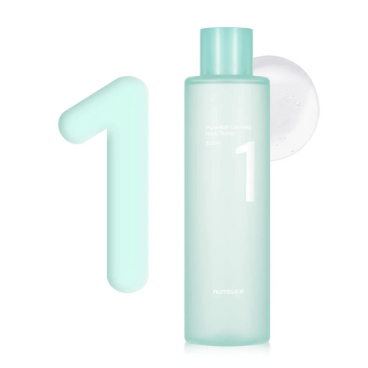 [Numbuzin] No. 1 Pure-full Calming Herb Toner - 300ml - Lahab Beauty | لهب بيوتي