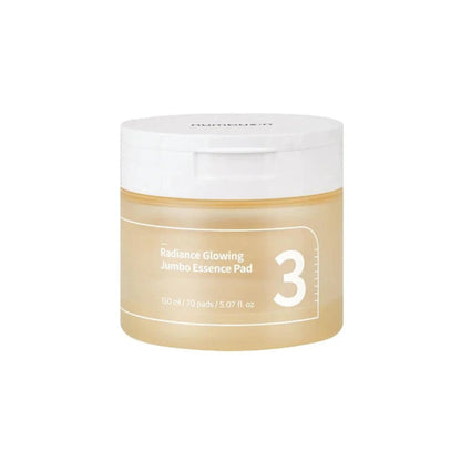 [Numbuzin] No.3 Radiance Glowing Jumbo Essence Pad - 70 Pads - Lahab Beauty | لهب بيوتي