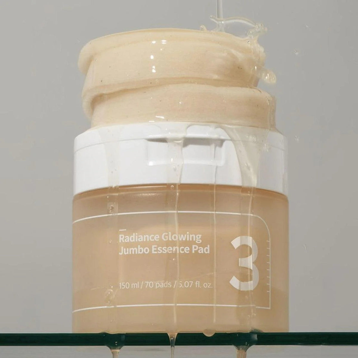 [Numbuzin] No.3 Radiance Glowing Jumbo Essence Pad - 70 Pads - Lahab Beauty | لهب بيوتي