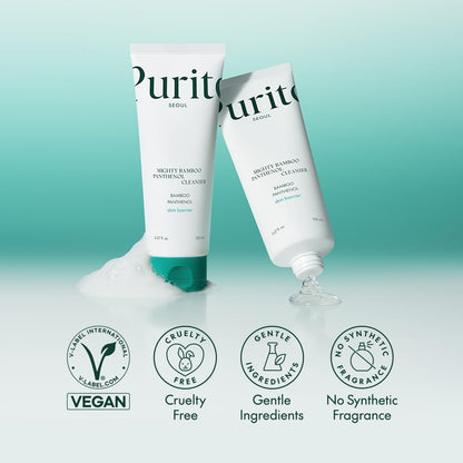 [PURITO] Mighty Bamboo Panthenol Cleanser - 150 ml - Lahab Beauty | لهب بيوتي