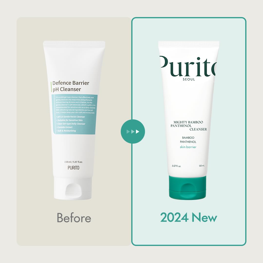 [PURITO] Mighty Bamboo Panthenol Cleanser - 150 ml - Lahab Beauty | لهب بيوتي