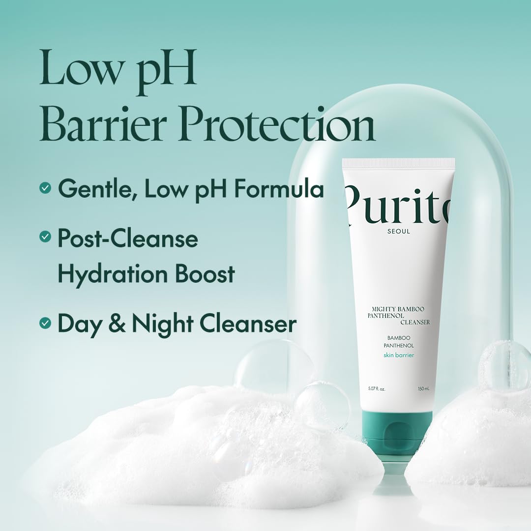 [PURITO] Mighty Bamboo Panthenol Cleanser - 150 ml - Lahab Beauty | لهب بيوتي
