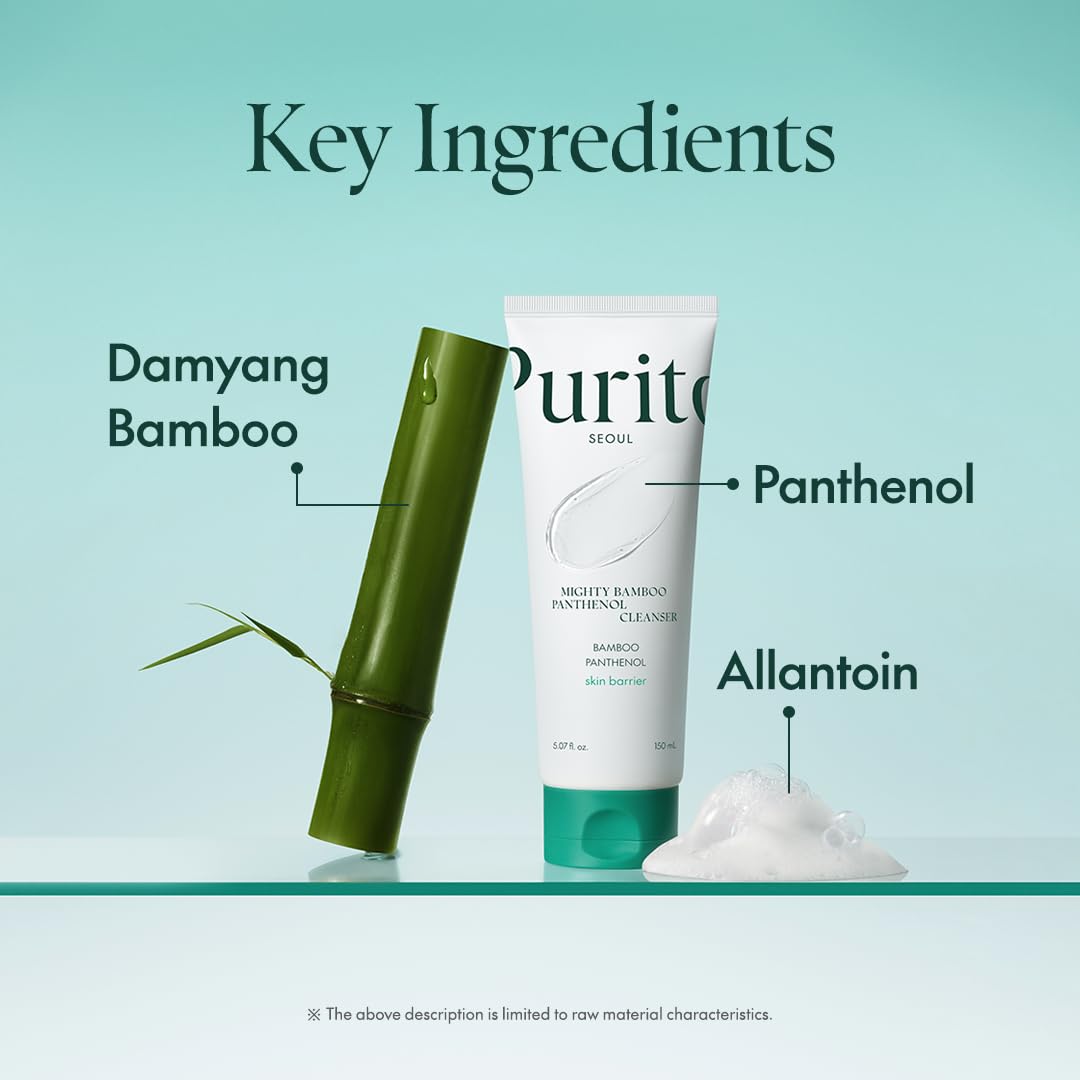[PURITO] Mighty Bamboo Panthenol Cleanser - 150 ml - Lahab Beauty | لهب بيوتي