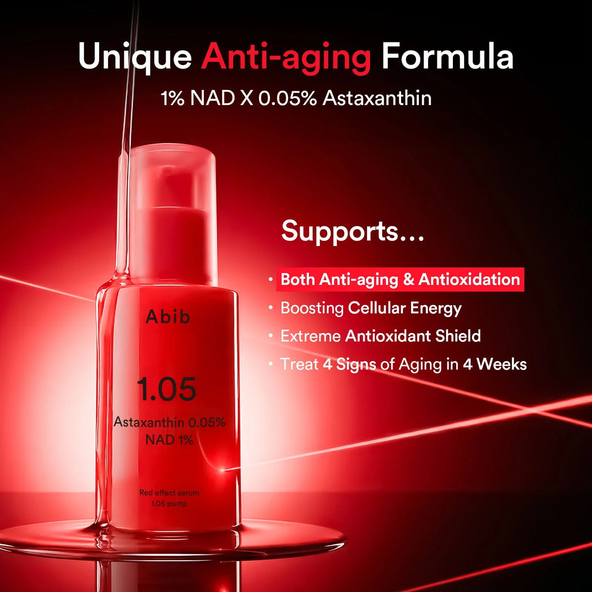 ABIB Red Effect Serum 1.05 Pump (50ml) - Lahab Beauty | لهب بيوتي