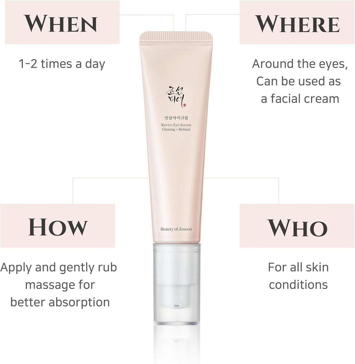 [Beauty Of Joseon] Revive Eye Serum : Ginseng + Retinal 30ml - Lahab Beauty | لهب بيوتي