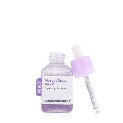 SUNGBOON EDITOR Muscat Grape Vita C Brightening Ampoule 40ml - Lahab Beauty | لهب بيوتي