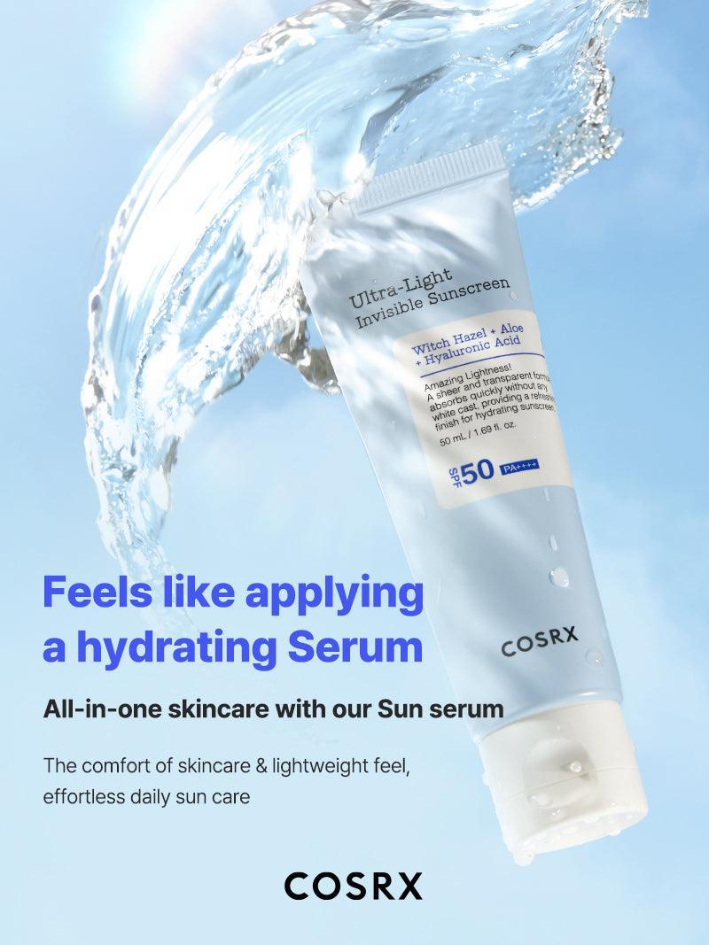 [COSRX] Ultra Light Invisible Sunscreen 50ml - Lahab Beauty | لهب بيوتي