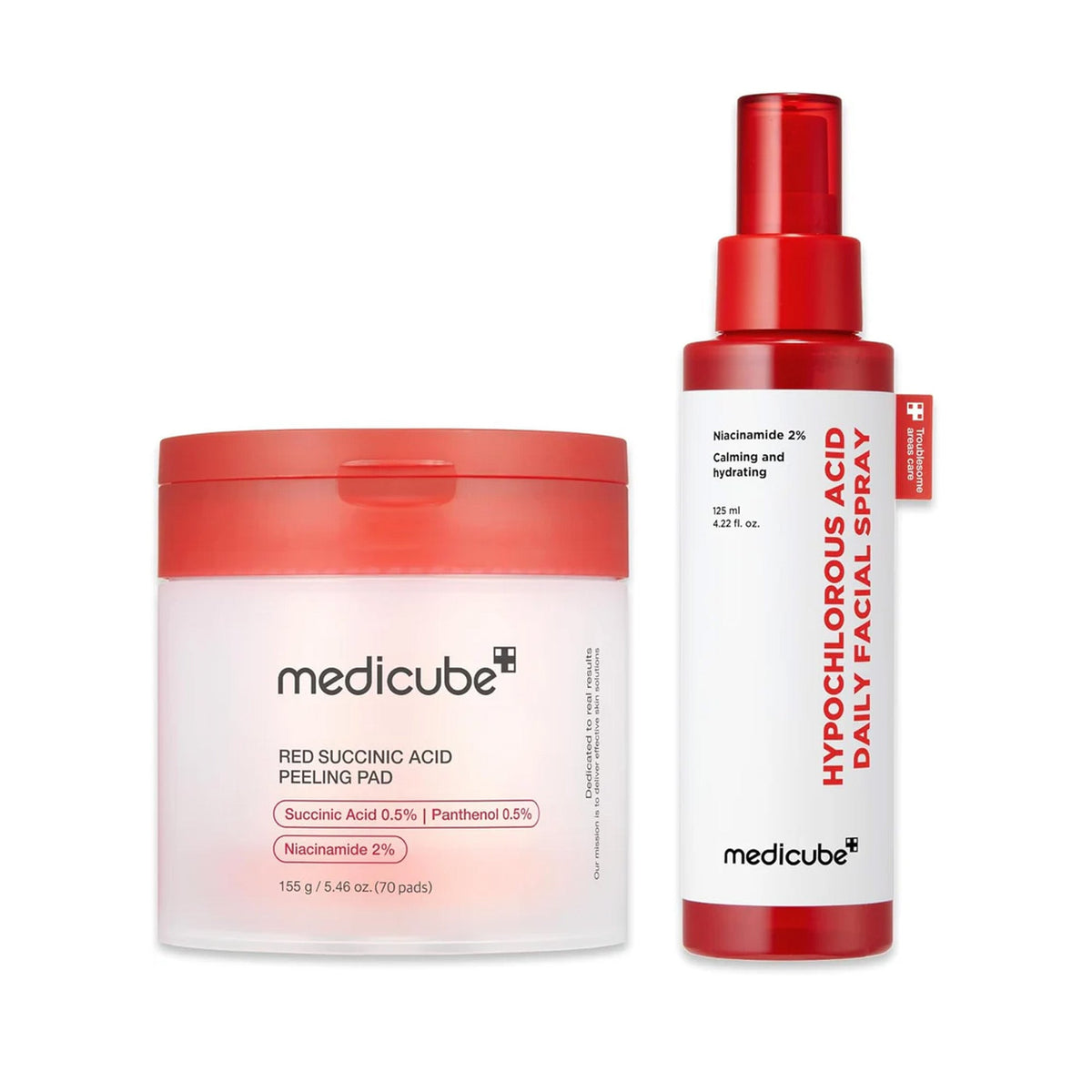 Medicube Swipe & Spray Red duo for Troubled Skin - Lahab Beauty | لهب بيوتي