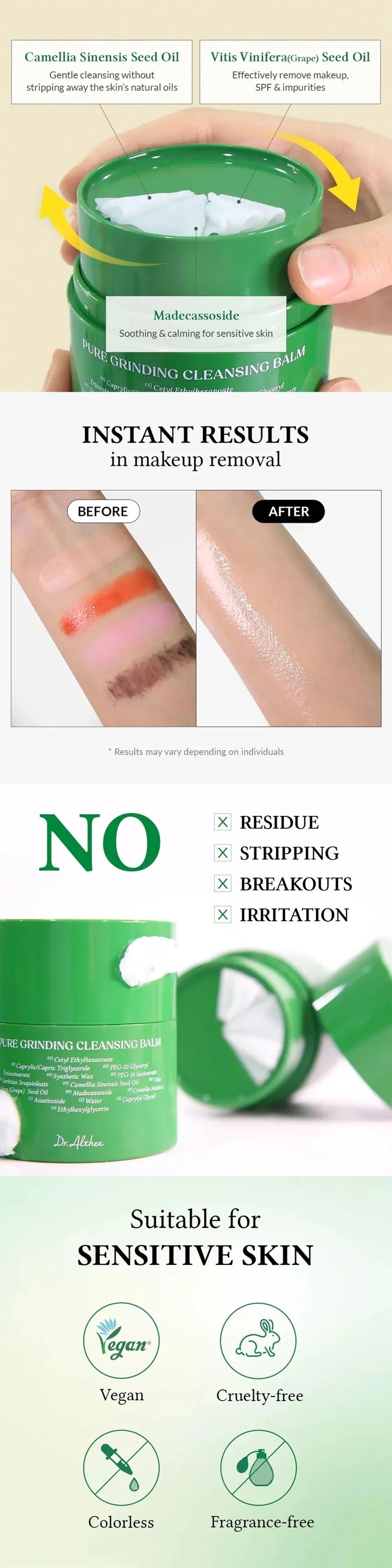 [Dr.Althea] Barrier Cream & Cleansing Balm Set - Lahab Beauty | لهب بيوتي