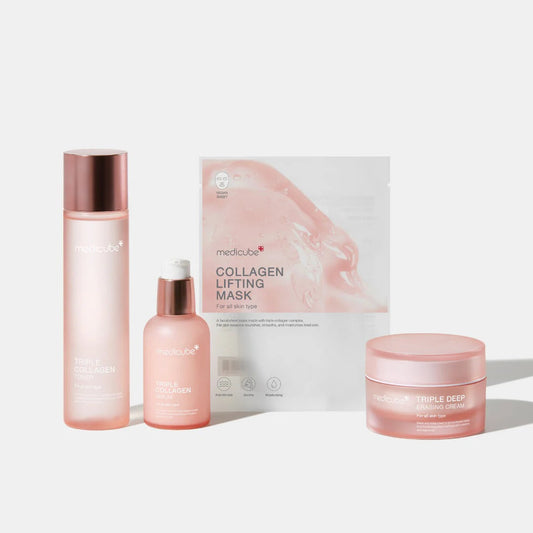 [MEDICUBE] Youth Boosting Collagen Set of 4 - Lahab Beauty | لهب بيوتي