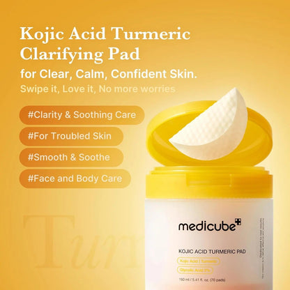 Medicube Kojic Acid Turmeric Brightening Bundle (6-Step Complete Glow Routine) - Lahab Beauty | لهب بيوتي