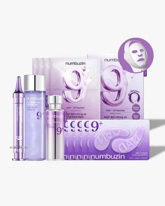 numbuzin No.9 NAD+ Bio Lifting & Glow Full Care Set - Lahab Beauty | لهب بيوتي