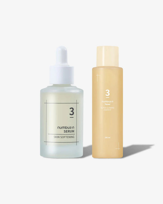 numbuzin No.3 Pore Tightening Glass Skin Duo - Lahab Beauty | لهب بيوتي