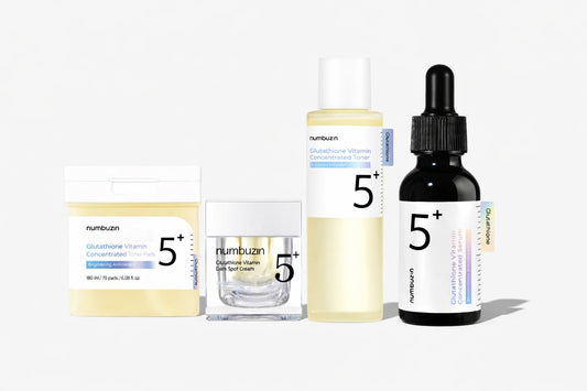 numbuzin No.5 Glutathione Complete Brightening Routine Set ✨🍋 - Lahab Beauty | لهب بيوتي