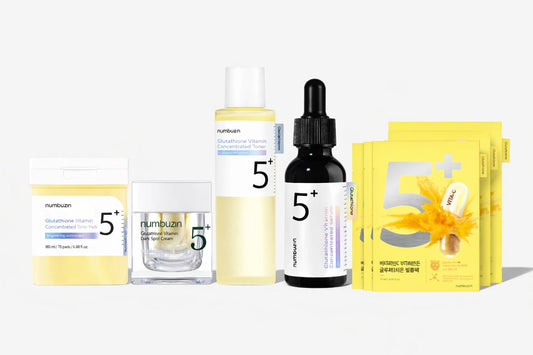 numbuzin No.5+ Glutathione Ultimate Brightening Full Set ✨🍋 - Lahab Beauty | لهب بيوتي