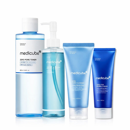 medicube Zero Pore Deep Cleansing Skincare Set ✨🧊 - Lahab Beauty | لهب بيوتي