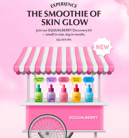 EQQUALBERRY Serum Discovery Kit (5 Mini Serums) ✨💧 - Lahab Beauty | لهب بيوتي