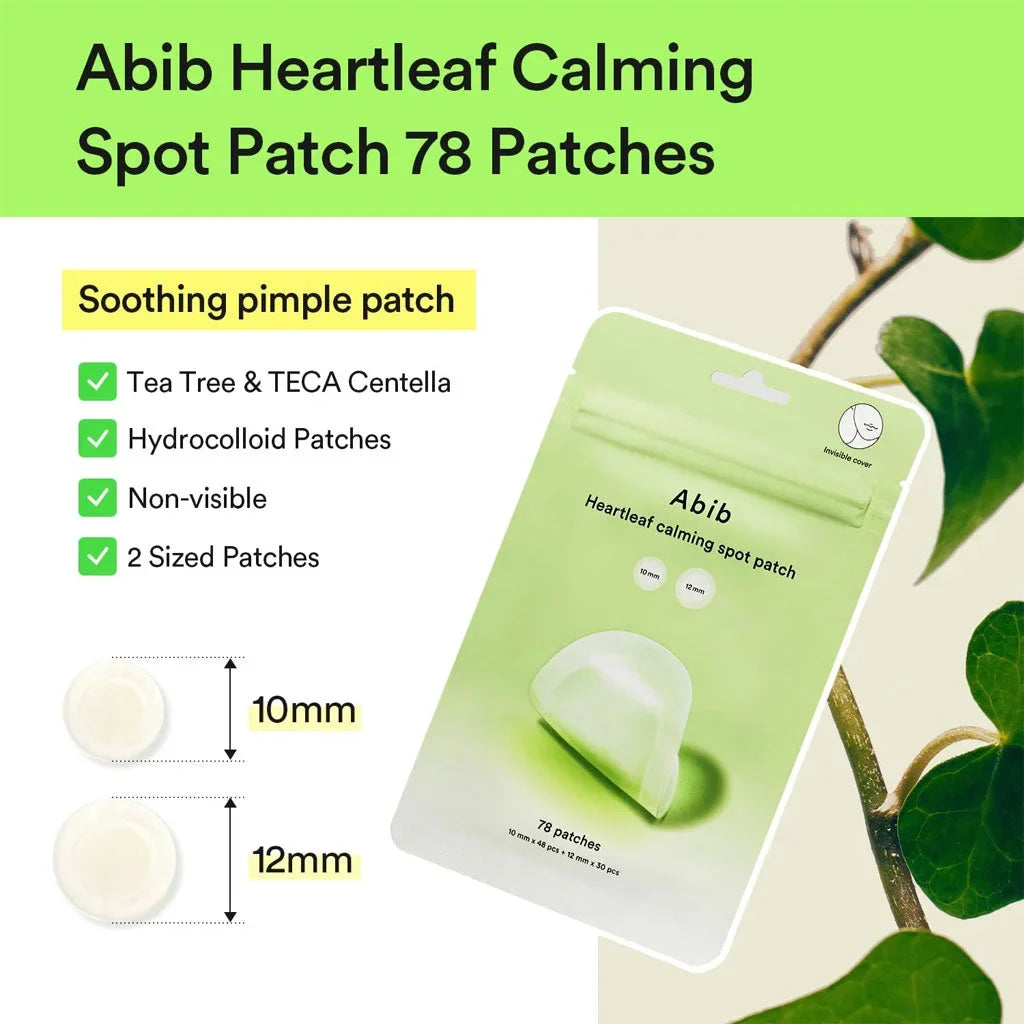 ABIB Heartleaf Calming Spot Patch (78 Patches) - Lahab Beauty | لهب بيوتي