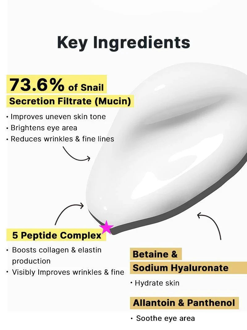 [Cosrx] Advanced Snail Peptide Eye Cream 25ml - Lahab Beauty | لهب بيوتي