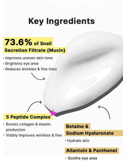 [Cosrx] Advanced Snail Peptide Eye Cream 25ml - Lahab Beauty | لهب بيوتي