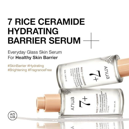 [Anua] 7 Rice Ceramide Hydrating Barrier Serum 50ml - Lahab Beauty | لهب بيوتي