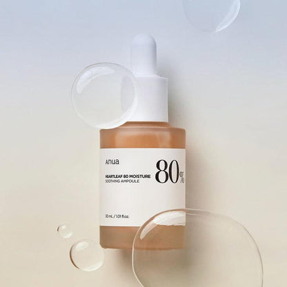[Anua] Heartleaf 80% Moisture Soothing Ampoule 30ml - Lahab Beauty | لهب بيوتي
