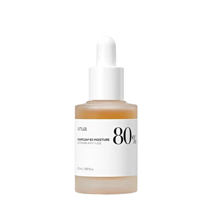 [Anua] Heartleaf 80% Moisture Soothing Ampoule 30ml - Lahab Beauty | لهب بيوتي