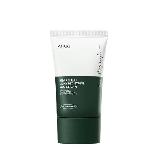 [Anua] Heartleaf Silky Moisture Sunscreen 50ml - Lahab Beauty | لهب بيوتي