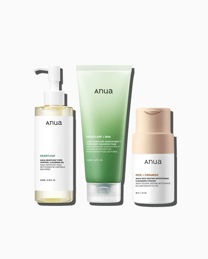 [ANUA] Hero Cleansing Trio - Lahab Beauty | لهب بيوتي
