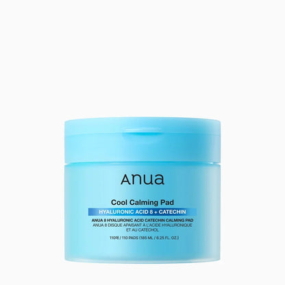 Anua 8 Hyaluronic Acid Catechin Calming Pad (110 Pads / 185ml) - Lahab Beauty | لهب بيوتي