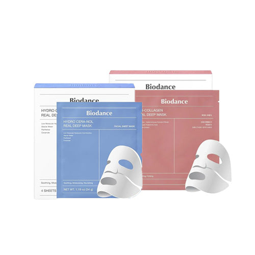 [BIODANCE] Mask Set - Hydro Cera-nol 4pcs + Bio-Collagen 4pcs - Lahab Beauty | لهب بيوتي