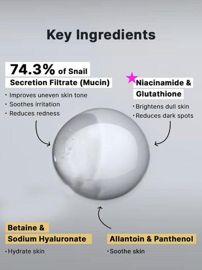 [Cosrx] Advanced Snail Radiance Dual Essence – Double the Power, Double the Glow 80ml - Lahab Beauty | لهب بيوتي