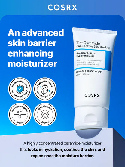 COSRX The Ceramide Skin Barrier Moisturizer – 80ml - Lahab Beauty | لهب بيوتي
