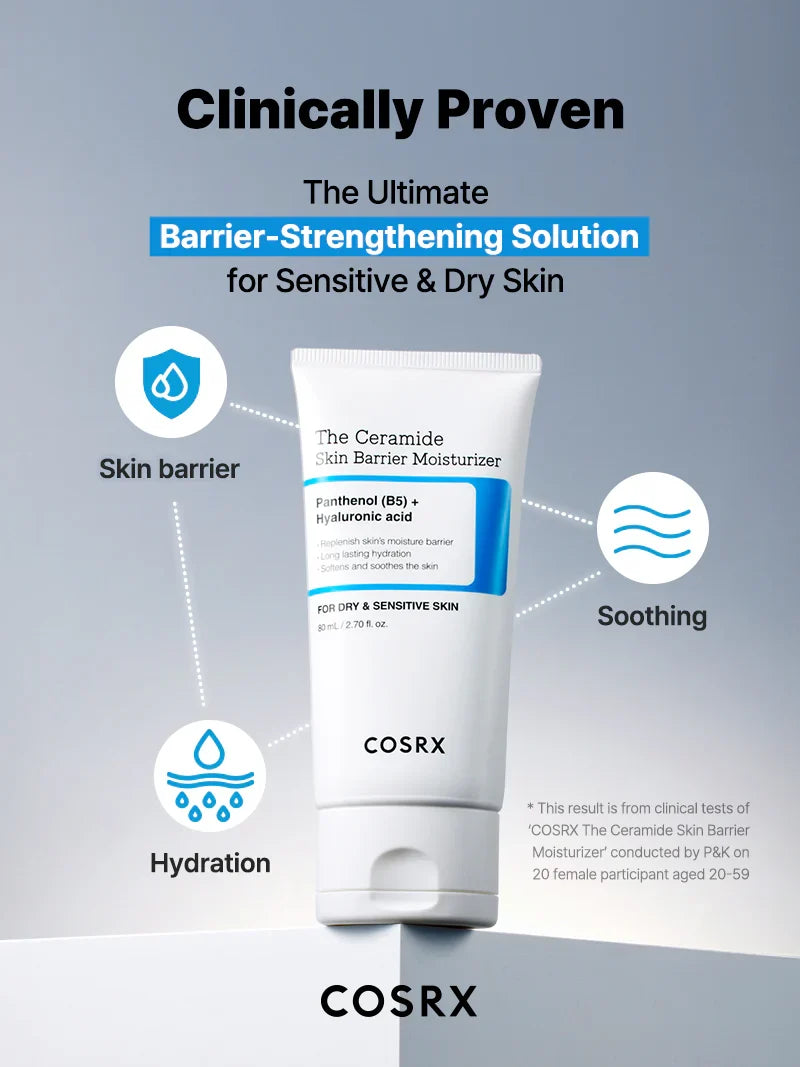 COSRX The Ceramide Skin Barrier Moisturizer – 80ml - Lahab Beauty | لهب بيوتي